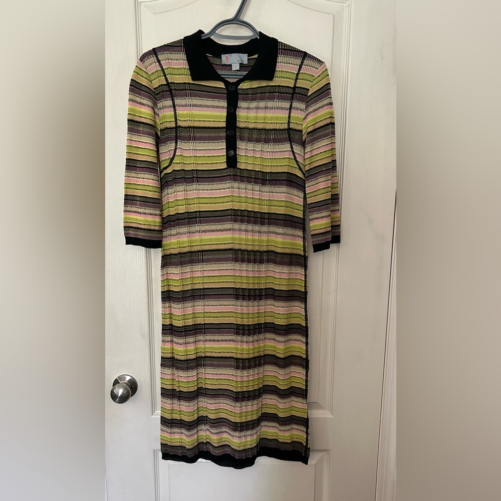 Missoni Knit Multi-Coloured Striped Dress